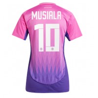 Camiseta Alemania Jamal Musiala #10 Visitante Equipación para mujer Eurocopa 2024 manga corta